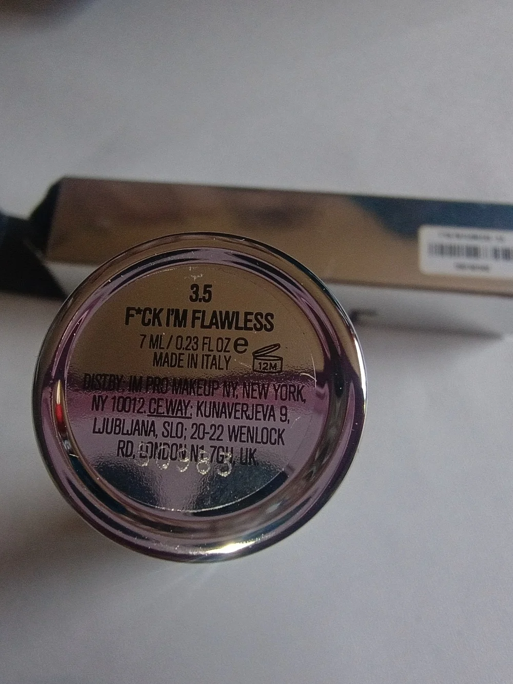 Authentic IL MAKIAGE F*ck Flawless Perfecting Concealer #3.5 Brand New In Box